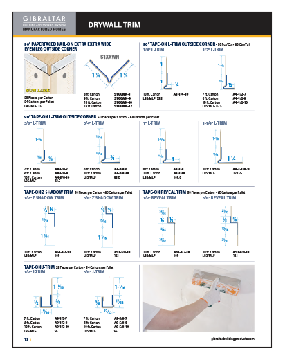 Drywall Catalog Page